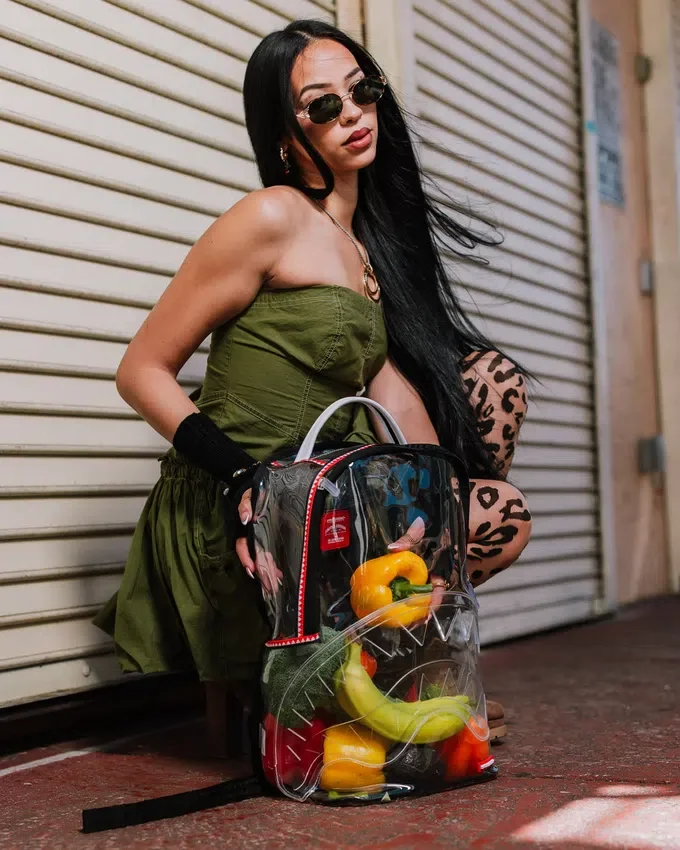 100 % TRANSPARENTER RUCKSACK „Shark“