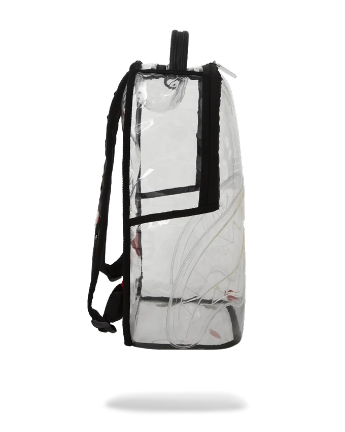 100 % TRANSPARENTER RUCKSACK – SHARK CENTRAL