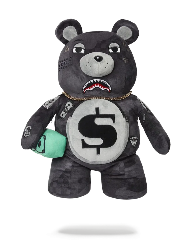 3AM NEVER SLEEP MONEYBEAR TEDDYBEAR Rucksäcke