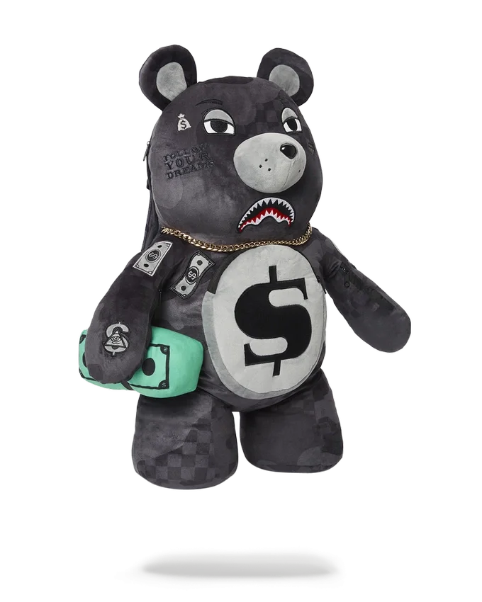 3AM NEVER SLEEP MONEYBEAR TEDDYBEAR Rucksäcke