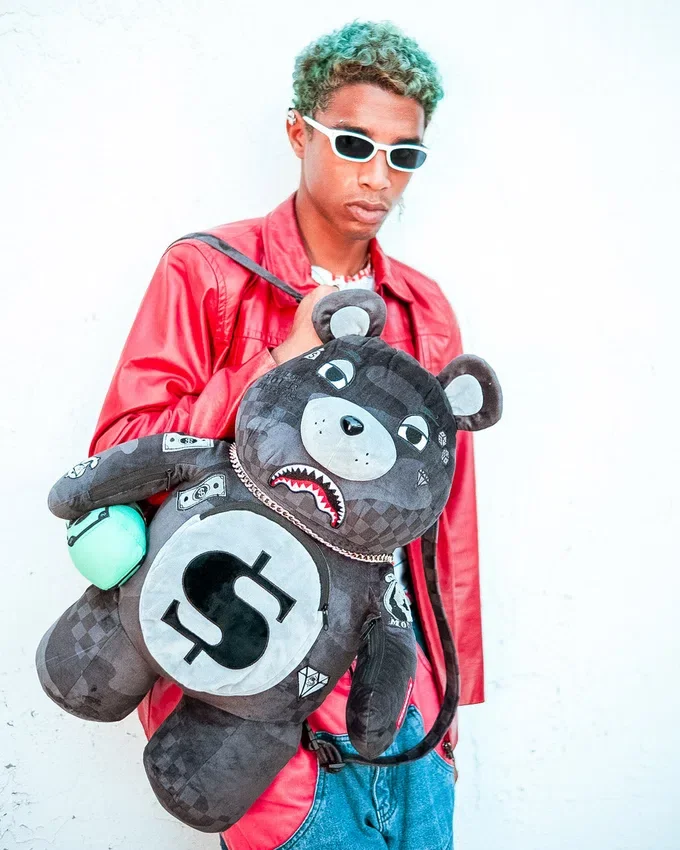 3AM NEVER SLEEP MONEYBEAR TEDDYBEAR Rucksäcke