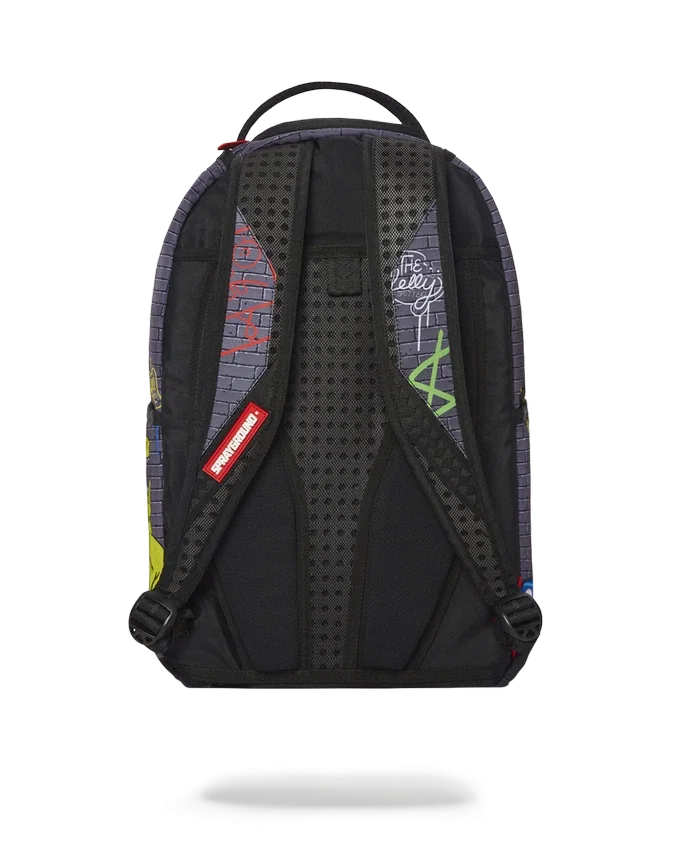 90er-Jahre-NICK-Rucksack mit vertikalem Haifischmotiv (DLXR)