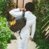 A.i.3 Shark Bite BLACK GOLD RUCKSACK (DLXV)