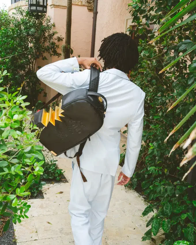A.i.3 Shark Bite BLACK GOLD RUCKSACK (DLXV)