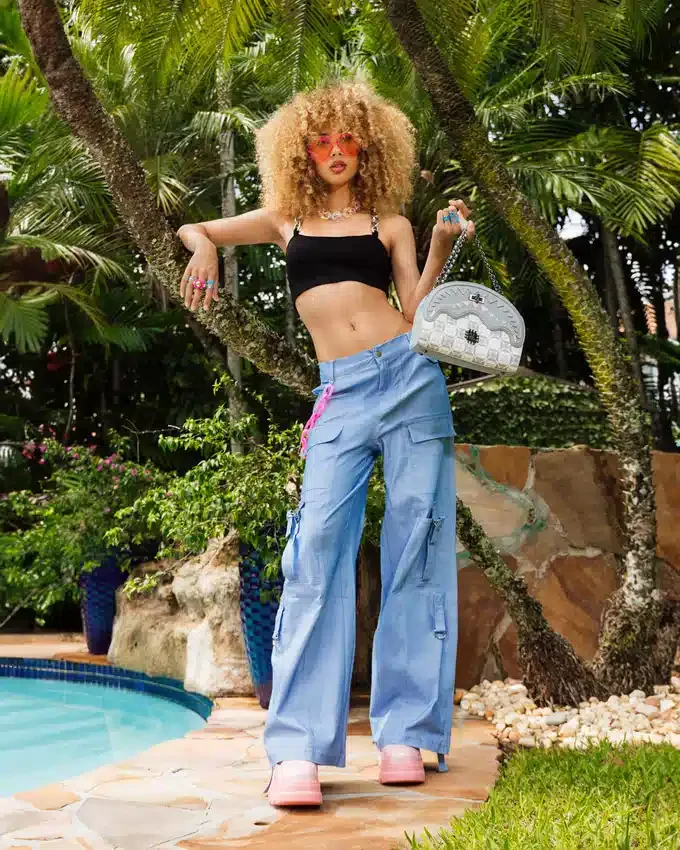 A.I.8 AFRICAN INTELLIGENCE BOOKED & BUSY SHARK HANDTASCHE