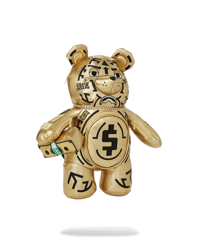 A.I.8 AFRICAN INTELLIGENCE PATH TO THE FUTURE II MEDIUM MONEYBEAR TEDDYBEAR-RUCKSACK
