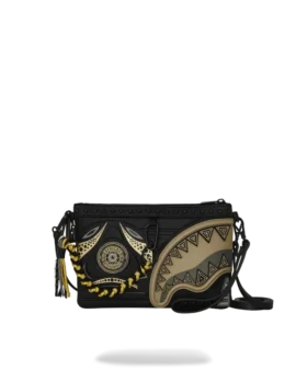 A.I. AFRICAN INTELLIGENCE SHARKS OF THE GOLD OCEAN CROSSOVER CLUTCH – SANDFLOWER-KOLLABORATION