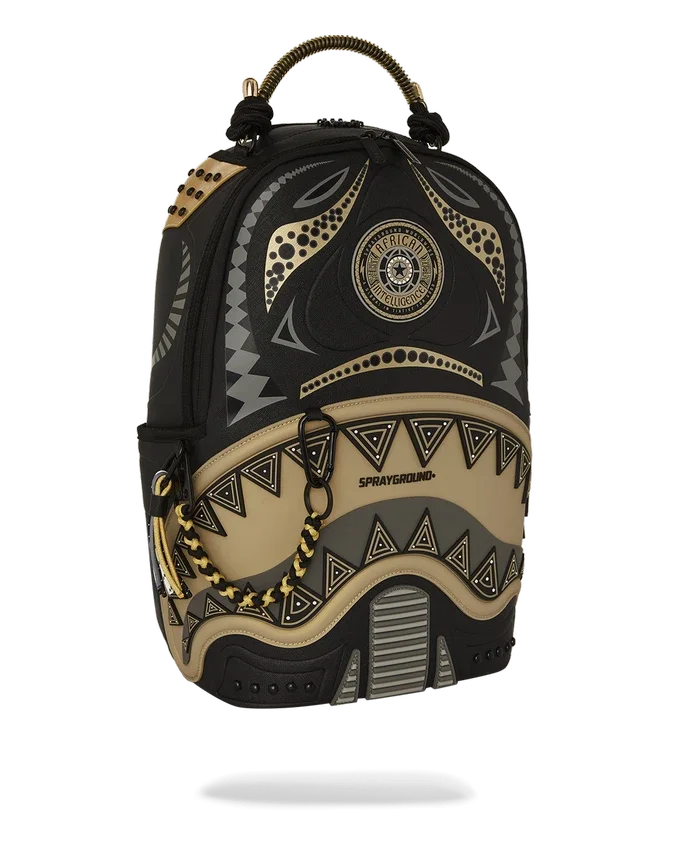 A.I. AFRICAN INTELLIGENCE SHARKS OF THE GOLD OCEAN RUCKSACK – SANDFLOWER COLLAB