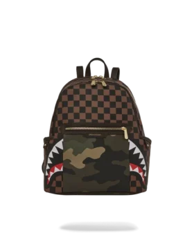 AUSSENSEITE: GOLDENE REISSVERSCHLUSSTASCHE – SHARKS IN PARIS SAVAGE RUCKSACK