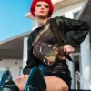 AUSSENSEITE GOLDENE REISSVERSCHLUSSTASCHE „Sharks in Paris“ Sling-Tasche für Rucksäcke