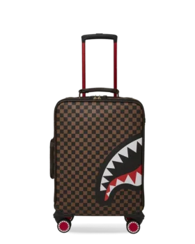 AUSSENTASCHE MIT GOLDENEM REISSVERSCHLUSS „SHARKS IN PARIS“ JETSETTER-Reisegepäck