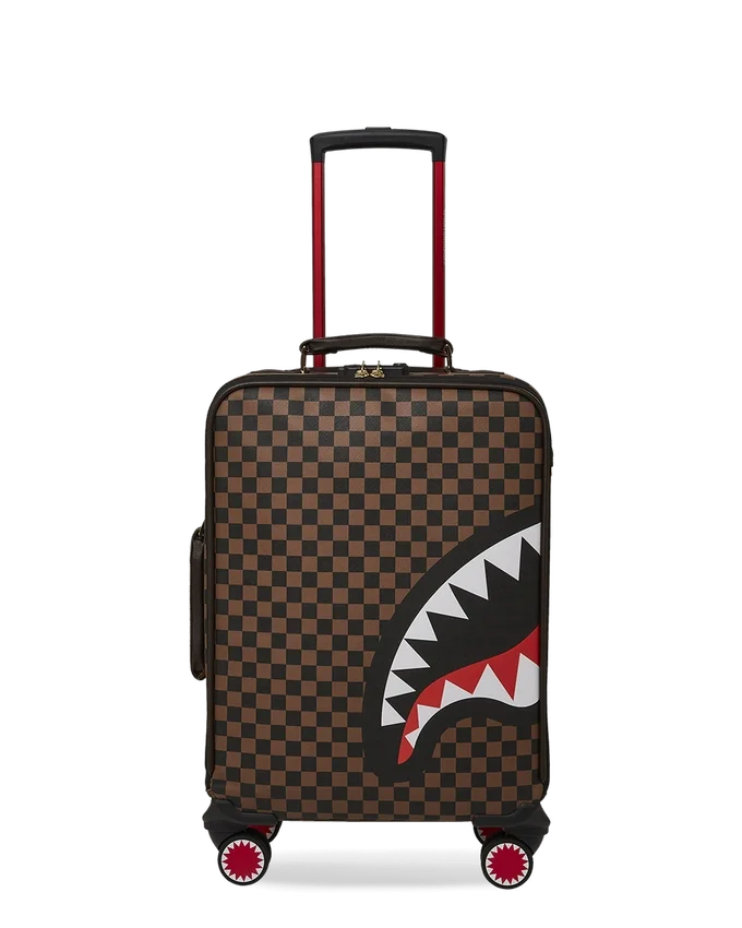 AUSSENTASCHE MIT GOLDENEM REISSVERSCHLUSS „SHARKS IN PARIS“ JETSETTER-Reisegepäck