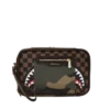 AUSSENTASCHE MIT GOLDENEM REISSVERSCHLUSS „Sharks in Paris“ Kulturbeutel-Bricside-Tasche