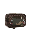 AUSSENTASCHE MIT GOLDENEM REISSVERSCHLUSS „Sharks in Paris“ Kulturbeutel-Bricside-Tasche