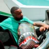CAMO DRIP SHARKS IN PARIS RUCKSACK (DLXV)