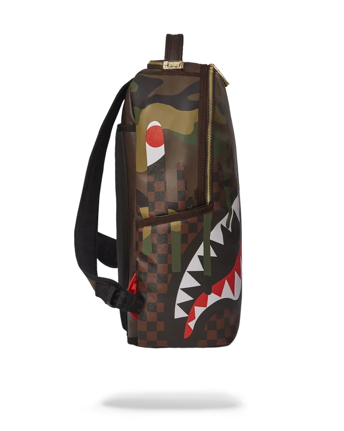 CAMO DRIP SHARKS IN PARIS RUCKSACK (DLXV)