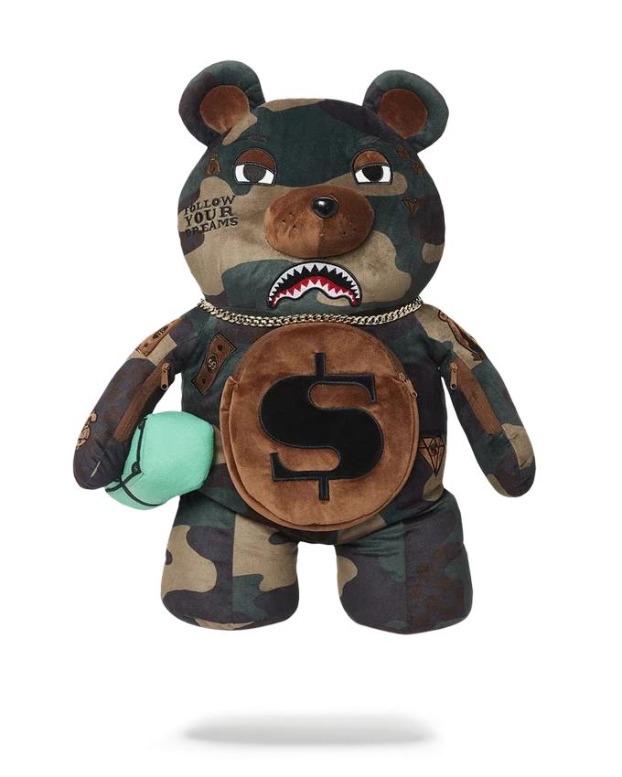 CAMOCHECK MONEYBEAR TEDDYBEAR-Rucksäcke
