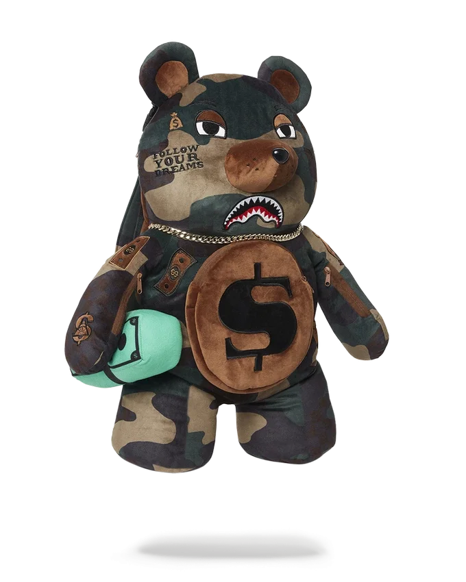 CAMOCHECK MONEYBEAR TEDDYBEAR-Rucksäcke