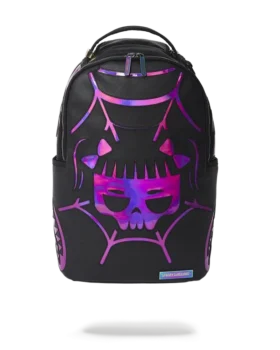CAZZU IRIDESCENT CUT & SEW SPIDER SKULL SHARK RUCKSACK (DLXV)
