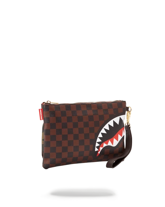 CHECKS IN CAMOFLAUGE CROSSOVER-CLUTCH