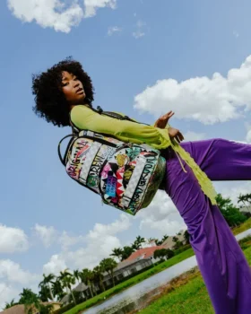CREATE ANOTHER DAY SKATEBOARD-STRAP RUCKSACK