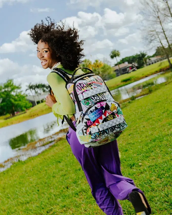 CREATE ANOTHER DAY SKATEBOARD-STRAP RUCKSACK