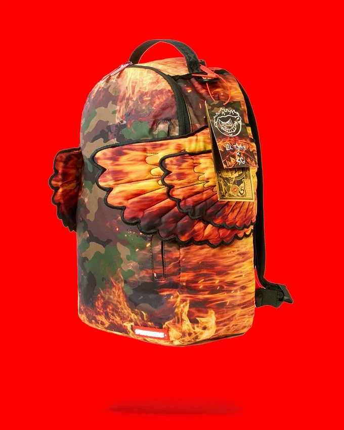 DER LIL TJAY FALLIN ANGEL 4 WING RUCKSACK