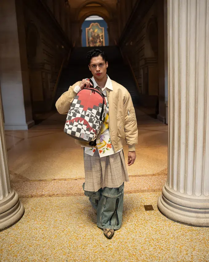 DER MET INCA CHECKERBOARD RUCKSACK