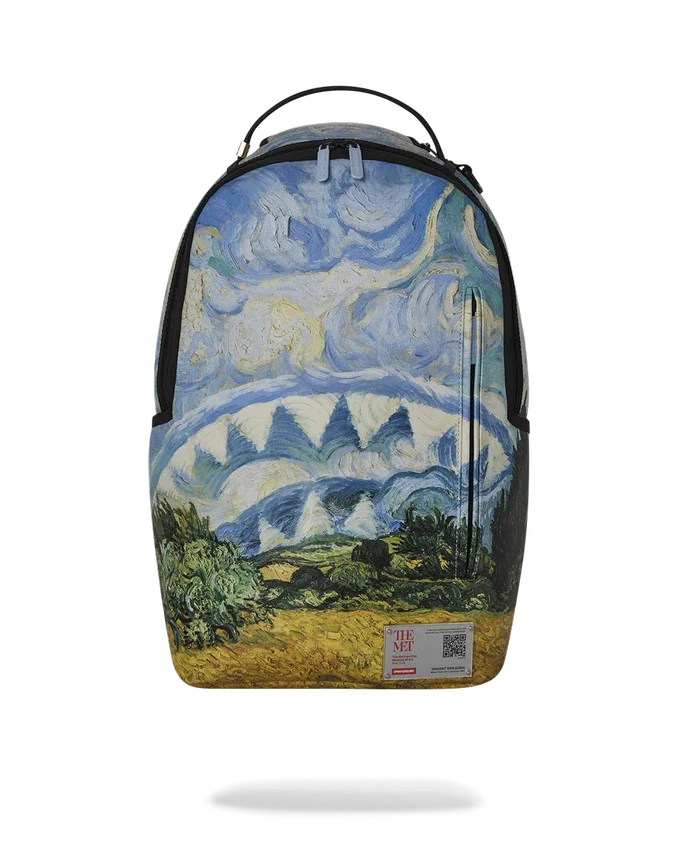 DER MET VAN GOGH-RUCKSACK „WEIZENFELD MIT ZYPRESSEN“