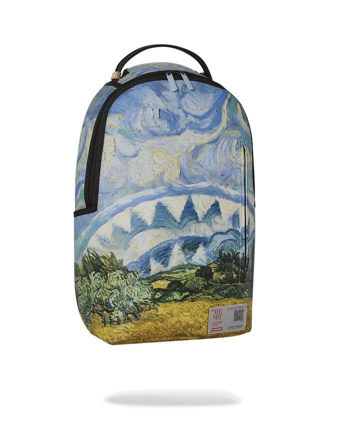 DER MET VAN GOGH-RUCKSACK „WEIZENFELD MIT ZYPRESSEN“