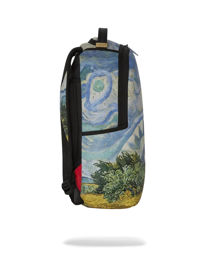 DER MET VAN GOGH-RUCKSACK „WEIZENFELD MIT ZYPRESSEN“
