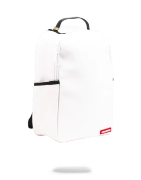 DER SPRAYGROUND DIY-RUCKSACK IN WEISS (VEGANES LEDER & INNENFUTTER AUS MONEY) & MARKER IM LIEFERUMFANG ENTHALTEN