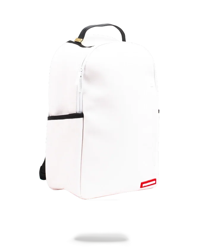 DER SPRAYGROUND DIY-RUCKSACK IN WEISS (VEGANES LEDER & INNENFUTTER AUS MONEY) & MARKER IM LIEFERUMFANG ENTHALTEN