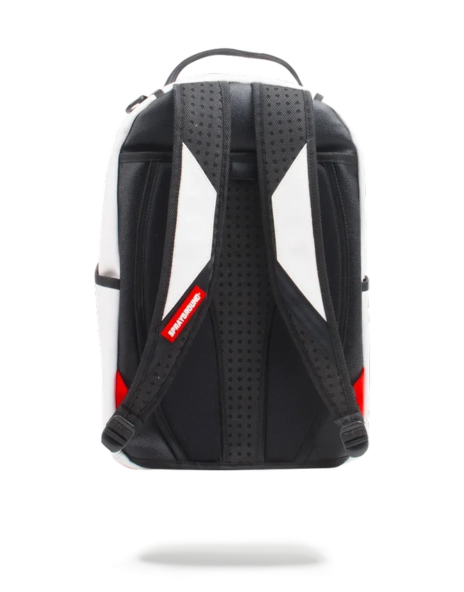 DER SPRAYGROUND DIY-RUCKSACK IN WEISS (VEGANES LEDER & INNENFUTTER AUS MONEY) & MARKER IM LIEFERUMFANG ENTHALTEN