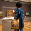 DIE MET VAN GOGH FRAMED SELF-PORTRAIT IN TRAGETASCHEN