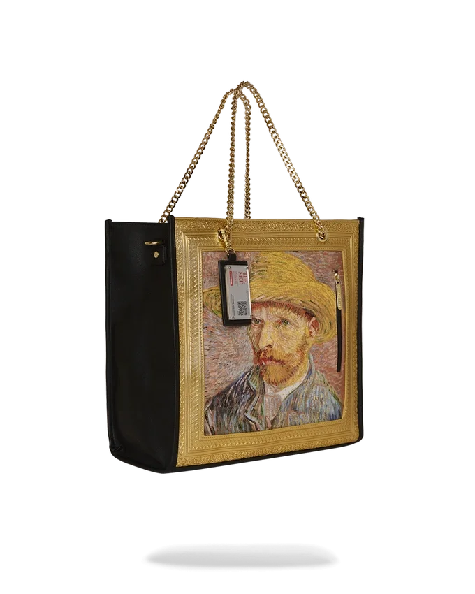 DIE MET VAN GOGH FRAMED SELF-PORTRAIT IN TRAGETASCHEN