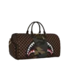 DUFFELTASCHE „SHARKS IN PARIS“ MIT GOLDENER REISSVERSCHLUSSTASCHE AUF DER AUSSENSEITE