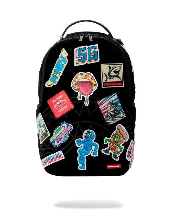 EINE MENGE KLETTBAND-PATCHES, MIT DENEN SIE IHRE RUCKSÄCKE GESTALTEN KÖNNEN