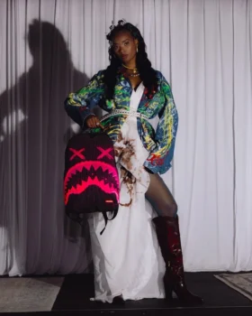 FIBER OPTICS PARTY SHARK RUCKSACK