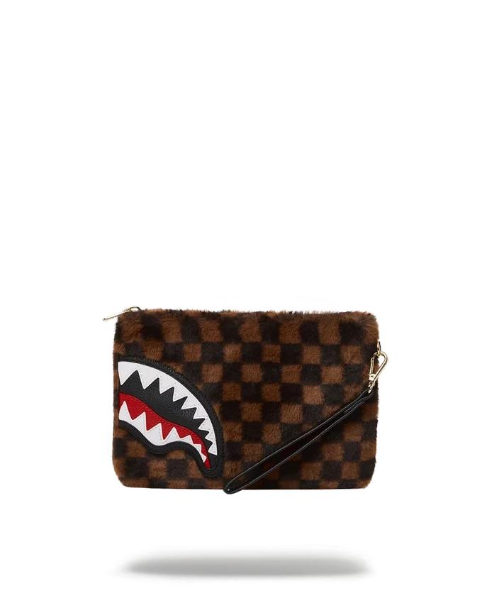 FURRR SHARKS IN PARIS CROSSOVER-CLUTCH