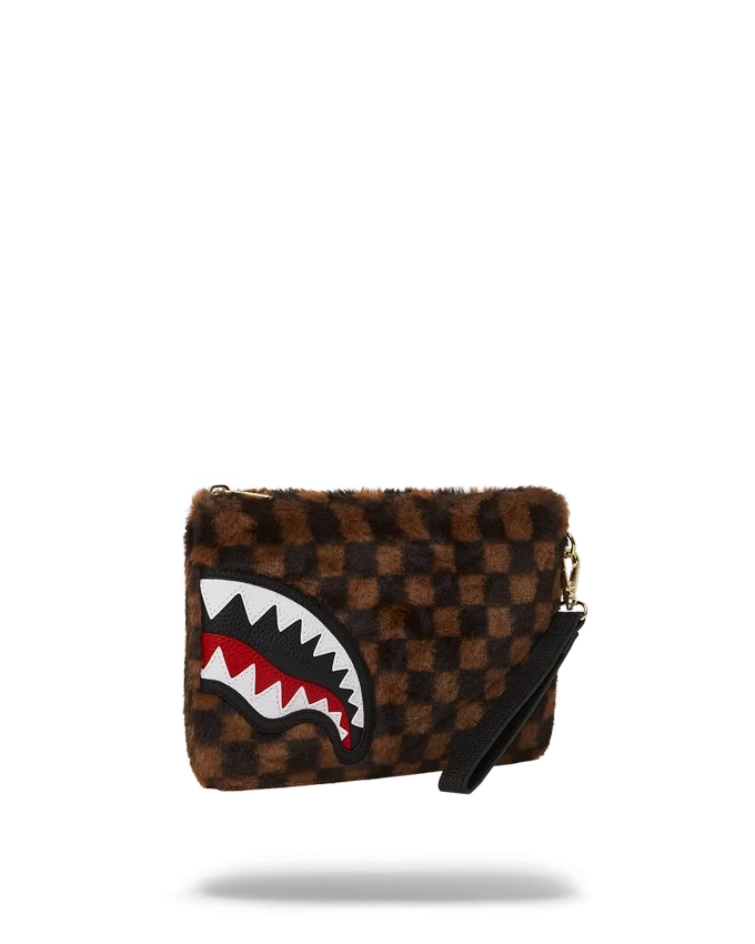FURRR SHARKS IN PARIS CROSSOVER-CLUTCH