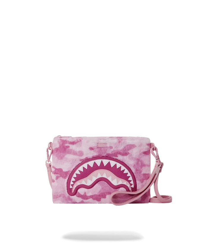 FURRROCIOUS IN PINK CROSSOVER-CLUTCH