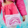 FURRROCIOUS IN PINK CROSSOVER-CLUTCH