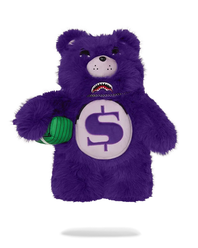 FURZILLA Shark (LILA) Moneybear-Rucksäcke