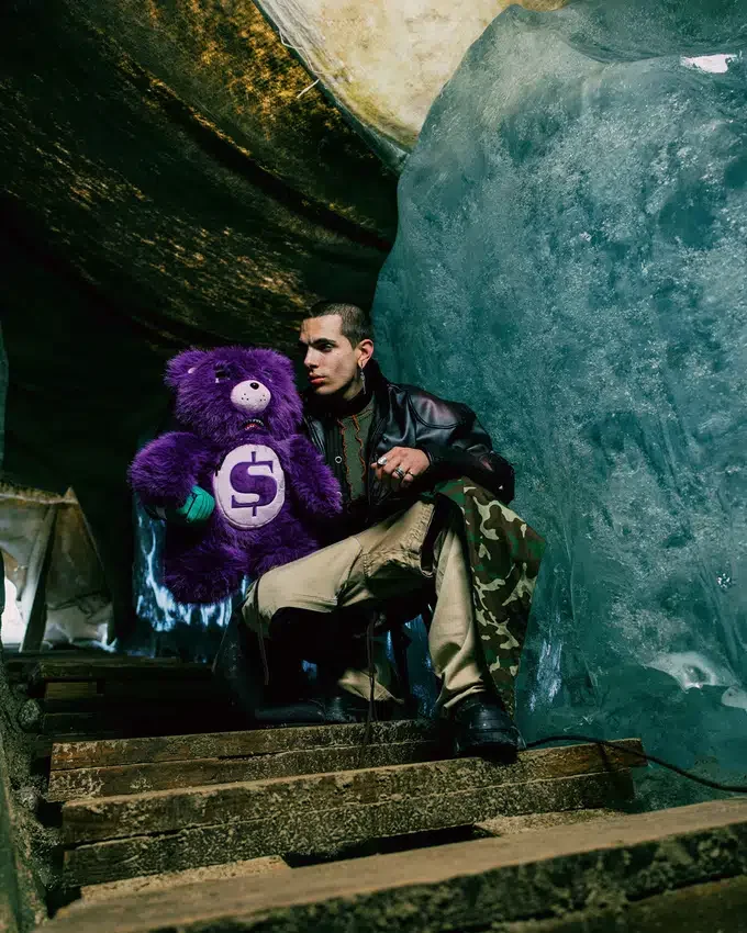 FURZILLA Shark (LILA) Moneybear-Rucksäcke