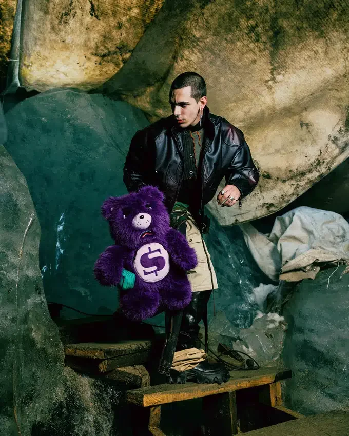 FURZILLA Shark (LILA) Moneybear-Rucksäcke