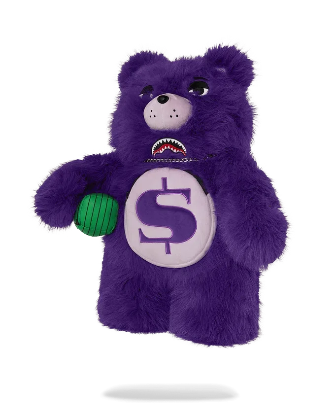 FURZILLA Shark (LILA) Moneybear-Rucksäcke