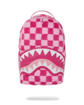 FURZILLA Shark (PINK CHECK) Rucksäcke