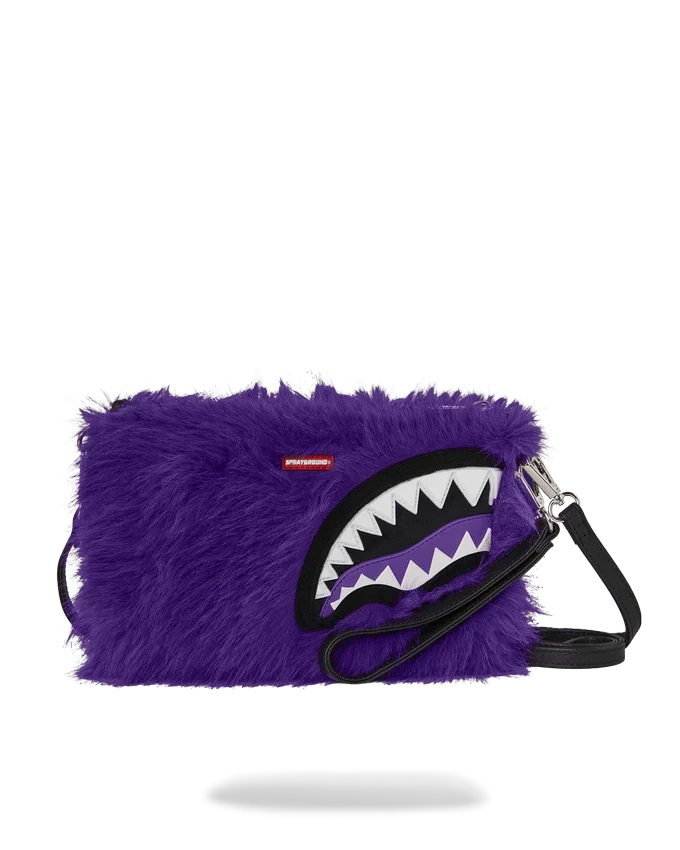 FURZILLA Shark (PURP) CROSSOVER-CLUTCH