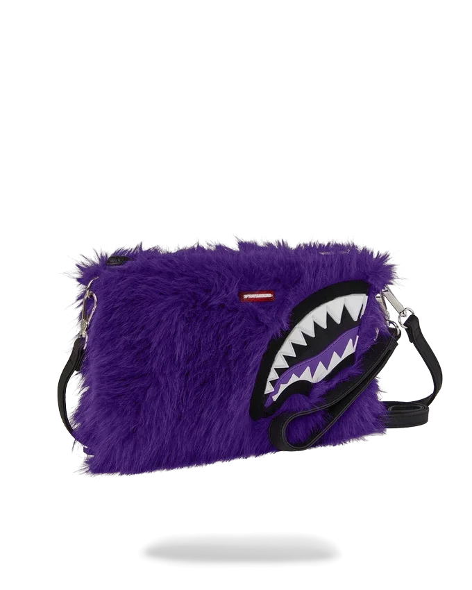 FURZILLA Shark (PURP) CROSSOVER-CLUTCH